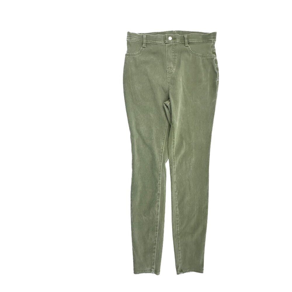 Time And‎ Tru Pull On Jegging Women's size M 8 10 Green Denim Jeans